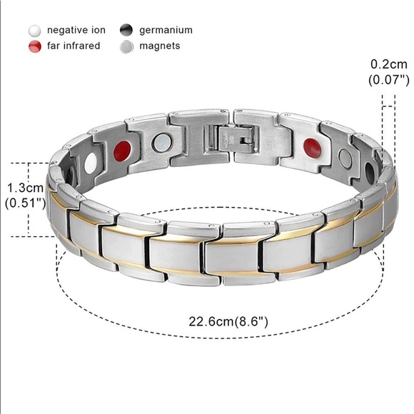 Men’s Magnetic Bracelet - Picture 3 of 6